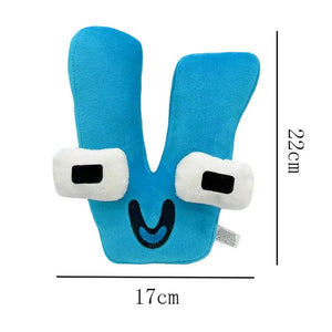 Planet Gates Alphabet Lore Plush Toys Anime Doll Kawaii 26 English Letters Stuffed Toys Kids Enlightenment Montessori Plush Toy Doll Gifts