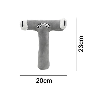 Planet Gates Alphabet Lore Plush Toys English Letter Stuffed Animal Plushie Doll Toys Gift for Kids Children Educational Alphabet Lore (A-Z)