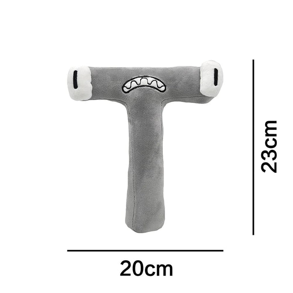 Planet Gates Alphabet Lore Plush Toys English Letter Stuffed Animal Plushie Doll Toys Gift for Kids Children Educational Alphabet Lore (A-Z)