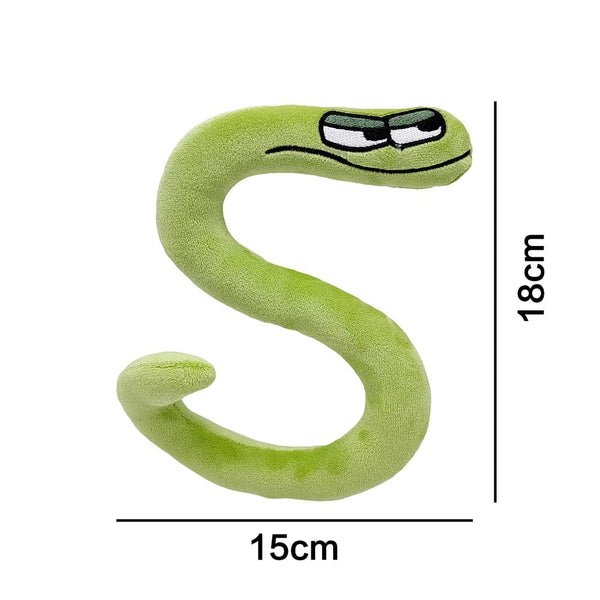 Planet Gates Alphabet Lore Plush Toys English Letter Stuffed Animal Plushie Doll Toys Gift for Kids Children Educational Alphabet Lore (A-Z)