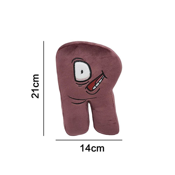 Planet Gates Alphabet Lore Plush Toys English Letter Stuffed Animal Plushie Doll Toys Gift for Kids Children Educational Alphabet Lore (A-Z)
