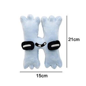 Planet Gates Alphabet Lore Plush Toys English Letter Stuffed Animal Plushie Doll Toys Gift for Kids Children Educational Alphabet Lore (A-Z)