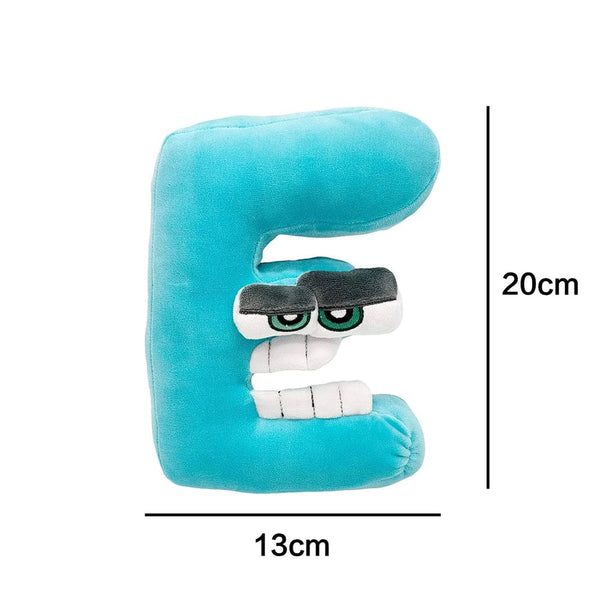 Planet Gates Alphabet Lore Plush Toys English Letter Stuffed Animal Plushie Doll Toys Gift for Kids Children Educational Alphabet Lore (A-Z)