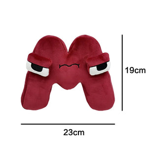 Planet Gates Alphabet Lore Plush Toys English Letter Stuffed Animal Plushie Doll Toys Gift for Kids Children Educational Alphabet Lore (A-Z)
