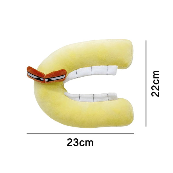 Planet Gates Alphabet Lore Plush Toys English Letter Stuffed Animal Plushie Doll Toys Gift for Kids Children Educational Alphabet Lore (A-Z)