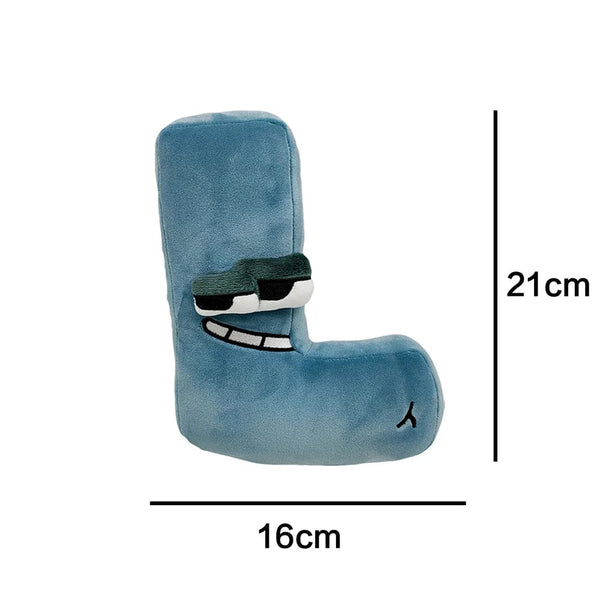 Planet Gates Alphabet Lore Plush Toys English Letter Stuffed Animal Plushie Doll Toys Gift for Kids Children Educational Alphabet Lore (A-Z)