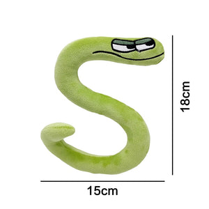 Planet Gates Alphabet Lore Plush Toys English Letter Stuffed Animal Plushie Doll Toys Gift for Kids Children Educational Alphabet Lore (A-Z)