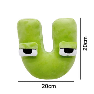 Planet Gates Alphabet Lore Plush Toys English Letter Stuffed Animal Plushie Doll Toys Gift for Kids Children Educational Alphabet Lore (A-Z)