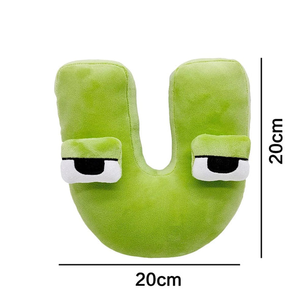 Planet Gates Alphabet Lore Plush Toys English Letter Stuffed Animal Plushie Doll Toys Gift for Kids Children Educational Alphabet Lore (A-Z)