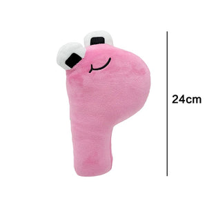 Planet Gates Alphabet Lore Plush Toys English Letter Stuffed Animal Plushie Doll Toys Gift for Kids Children Educational Alphabet Lore (A-Z)