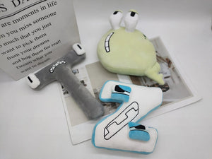 Planet Gates Alphabet Lore Plush Toys English Letter Stuffed Animal Plushie Doll Toys Gift for Kids Children Educational Alphabet Lore (A-Z)