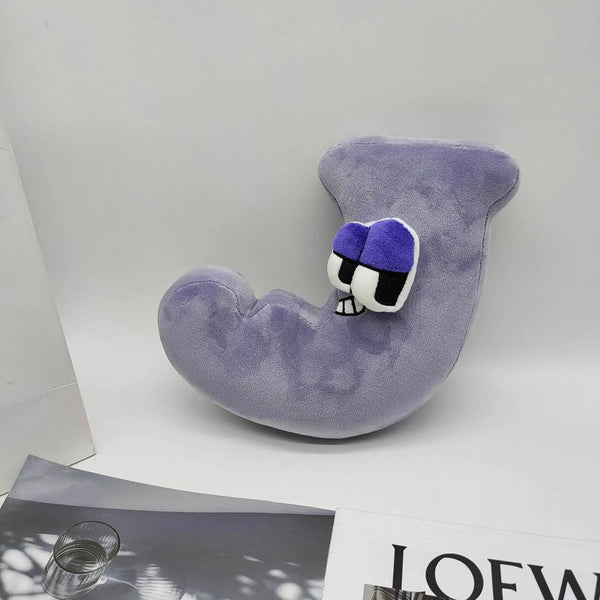 Planet Gates Alphabet Lore Plush Toys English Letter Stuffed Animal Plushie Doll Toys Gift for Kids Children Educational Alphabet Lore (A-Z)