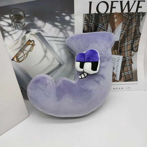 Planet Gates Alphabet Lore Plush Toys English Letter Stuffed Animal Plushie Doll Toys Gift for Kids Children Educational Alphabet Lore (A-Z)
