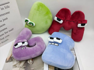 Planet Gates Alphabet Lore Plush Toys English Letter Stuffed Animal Plushie Doll Toys Gift for Kids Children Educational Alphabet Lore (A-Z)