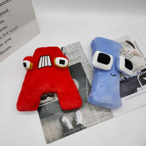 Planet Gates Alphabet Lore Plush Toys English Letter Stuffed Animal Plushie Doll Toys Gift for Kids Children Educational Alphabet Lore (A-Z)