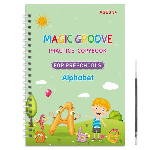 Planet Gates alphabet Reusable Magic Copybook Drawing Toys for Children Montessori Pen Control Training Writing Sticker Learning Educational Toy Kids