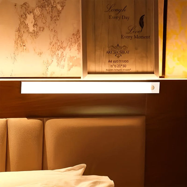 Planet Gates Aluminum Alloy Back Panel 40cm+54led+1000mAh Battery+2 Rows Of Lamp Beads 1pc LED light, wireless magnetic USB rechargeable kitchen night light, battery powered operating light for interior and interior lighting