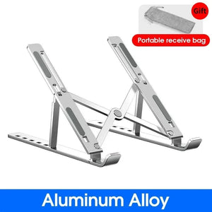 Planet Gates Aluminum Alloy S / CHINA Foldable Laptop Stand Adjustable Portable Notebook Bracket Support Base Aluminum Alloy Holder For Macbook Laptop PC Accessories