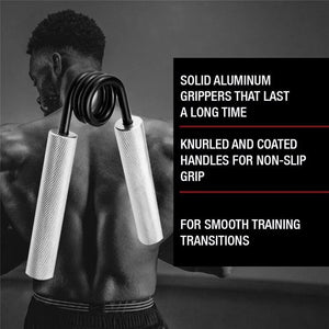 Planet Gates Aluminum Hand Grip Gym Fitness Finger Exerciser Arm Strength Trainer Muscle Recovery Rehabilitation Developer Gripper