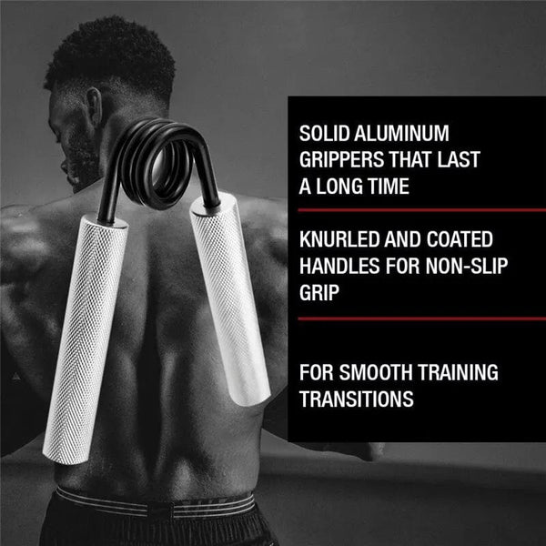 Planet Gates Aluminum Hand Grip Gym Fitness Finger Exerciser Arm Strength Trainer Muscle Recovery Rehabilitation Developer Gripper