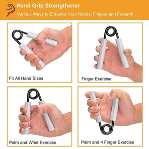 Planet Gates Aluminum Hand Grip Gym Fitness Finger Exerciser Arm Strength Trainer Muscle Recovery Rehabilitation Developer Gripper