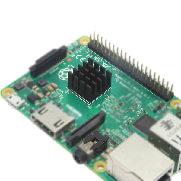 Planet Gates Aluminum Heatsink Radiator Heat sink for Electronic IC Chip RAM MOS Dynatron Raspberry Pi Cooling With Thermal Conductive Tape
