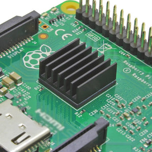 Planet Gates Aluminum Heatsink Radiator Heat sink for Electronic IC Chip RAM MOS Dynatron Raspberry Pi Cooling With Thermal Conductive Tape