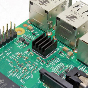 Planet Gates Aluminum Heatsink Radiator Heat sink for Electronic IC Chip RAM MOS Dynatron Raspberry Pi Cooling With Thermal Conductive Tape
