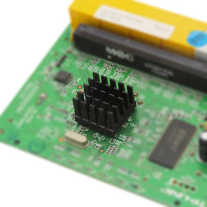 Planet Gates Aluminum Heatsink Radiator Heat sink for Electronic IC Chip RAM MOS Dynatron Raspberry Pi Cooling With Thermal Conductive Tape