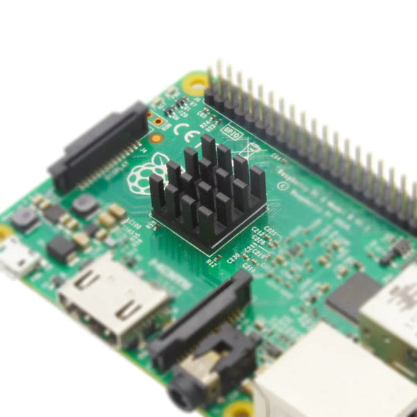 Planet Gates Aluminum Heatsink Radiator Heat sink for Electronic IC Chip RAM MOS Dynatron Raspberry Pi Cooling With Thermal Conductive Tape