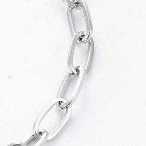 Planet Gates AM102 Fashion Mens Simple Stainless Steel Chain Bracelets for Women Unisex Wrist Jewelry Gifts Punk Metal Hip Hop Couple Jewelry