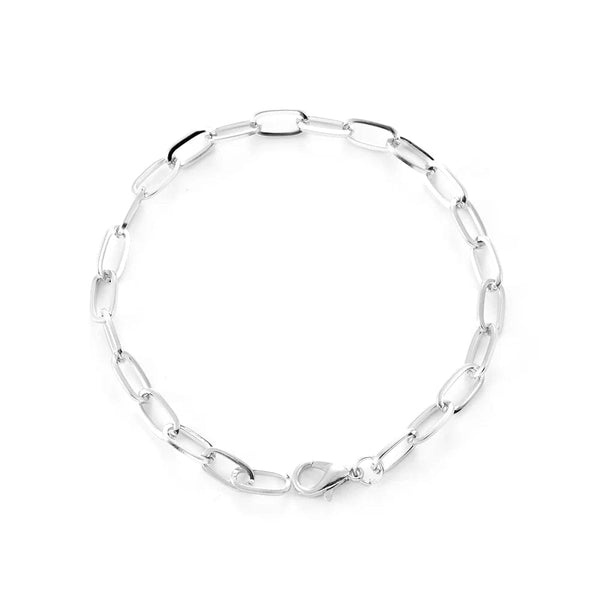 Planet Gates AM102 Fashion Mens Simple Stainless Steel Chain Bracelets for Women Unisex Wrist Jewelry Gifts Punk Metal Hip Hop Couple Jewelry