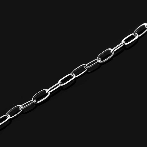 Planet Gates AM102 Fashion Mens Simple Stainless Steel Chain Bracelets for Women Unisex Wrist Jewelry Gifts Punk Metal Hip Hop Couple Jewelry