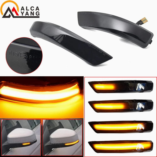 Planet Gates Amber LED Dynamic Turn Signal Side Marker Sequtntial Light Indicator Lamp For Ford Focus 2 MK2 Focus 3 MK3 3.5 For Mondeo MK4 EU