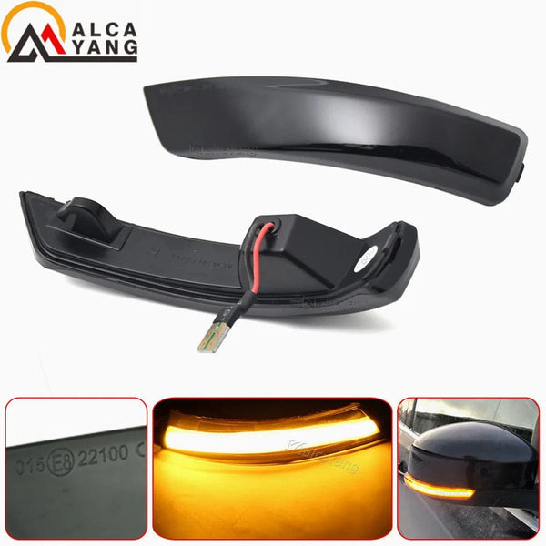 Planet Gates Amber LED Dynamic Turn Signal Side Marker Sequtntial Light Indicator Lamp For Ford Focus 2 MK2 Focus 3 MK3 3.5 For Mondeo MK4 EU