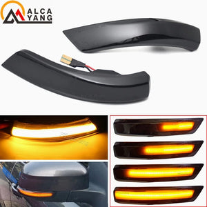 Planet Gates Amber LED Dynamic Turn Signal Side Marker Sequtntial Light Indicator Lamp For Ford Focus 2 MK2 Focus 3 MK3 3.5 For Mondeo MK4 EU