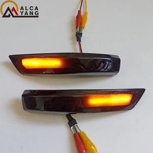 Planet Gates Amber LED Dynamic Turn Signal Side Marker Sequtntial Light Indicator Lamp For Ford Focus 2 MK2 Focus 3 MK3 3.5 For Mondeo MK4 EU