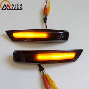 Planet Gates Amber LED Dynamic Turn Signal Side Marker Sequtntial Light Indicator Lamp For Ford Focus 2 MK2 Focus 3 MK3 3.5 For Mondeo MK4 EU