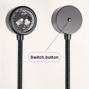 Planet Gates Ambient Light Car Atmosphere Lamp USB Roof Lamp Night Light LED Color Lamp Sound Control Music Car Decoration