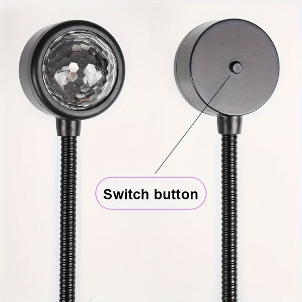 Planet Gates Ambient Light Car Atmosphere Lamp USB Roof Lamp Night Light LED Color Lamp Sound Control Music Car Decoration