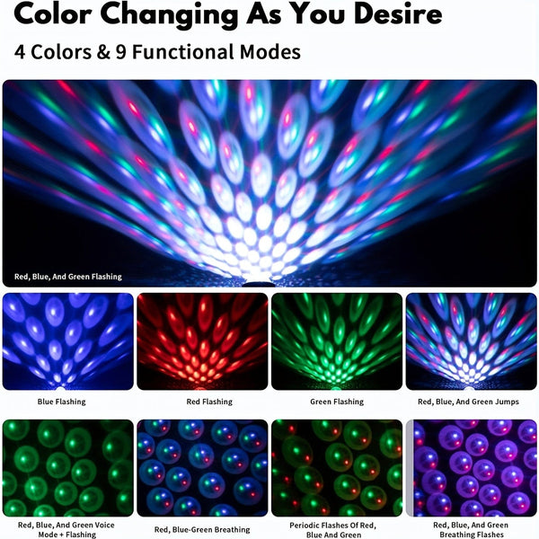 Planet Gates Ambient Light Car Atmosphere Lamp USB Roof Lamp Night Light LED Color Lamp Sound Control Music Car Decoration