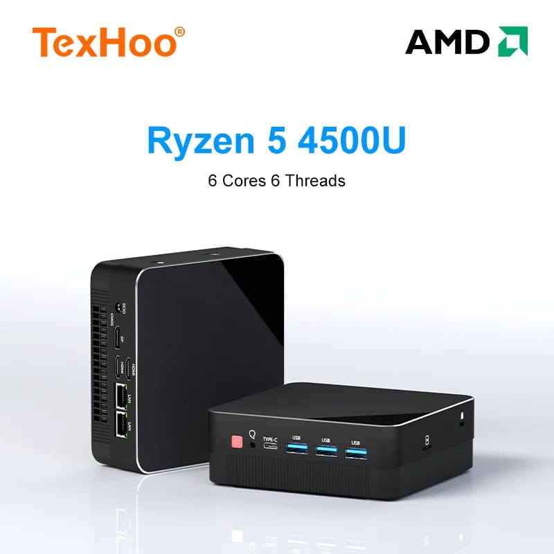 Planet Gates AMD Ryzen 5 5500U / 8G DDR4 256G NVMe / CHINA TexHoo AMD R7 5800H 5825U 4800H R5 5500U 4500U Mini PC  Supports up to 32GB RAM 2T NVME SSD WIFi6 Computer PC  Win 11 Pro