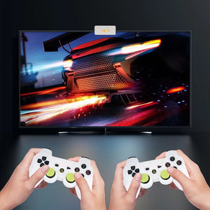 Planet Gates Ampown Y7 Video Game Console Linux System 256G Built 12000 Games Rechargeable Wireless Handle Low Latency Connection Player Gift
