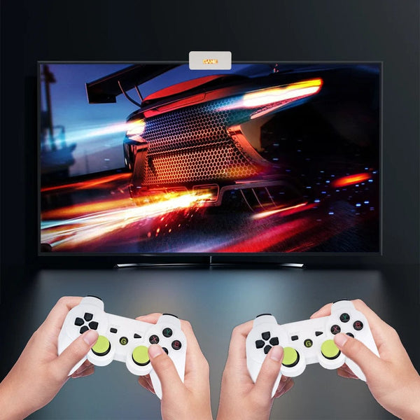 Planet Gates Ampown Y7 Video Game Console Linux System 256G Built 12000 Games Rechargeable Wireless Handle Low Latency Connection Player Gift