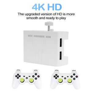 Planet Gates Ampown Y7 Video Game Console Linux System 256G Built 12000 Games Rechargeable Wireless Handle Low Latency Connection Player Gift