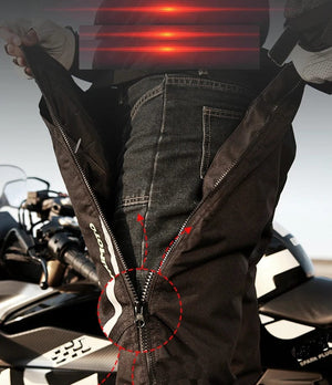 Planet Gates AMU Motorcycle Quick Take Off Waterproof Windproof Thermal Protective Pants Gor Men And Women