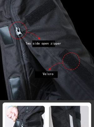 Planet Gates AMU Motorcycle Quick Take Off Waterproof Windproof Thermal Protective Pants Gor Men And Women