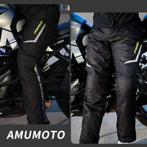 Planet Gates AMU Motorcycle Quick Take Off Waterproof Windproof Thermal Protective Pants Gor Men And Women