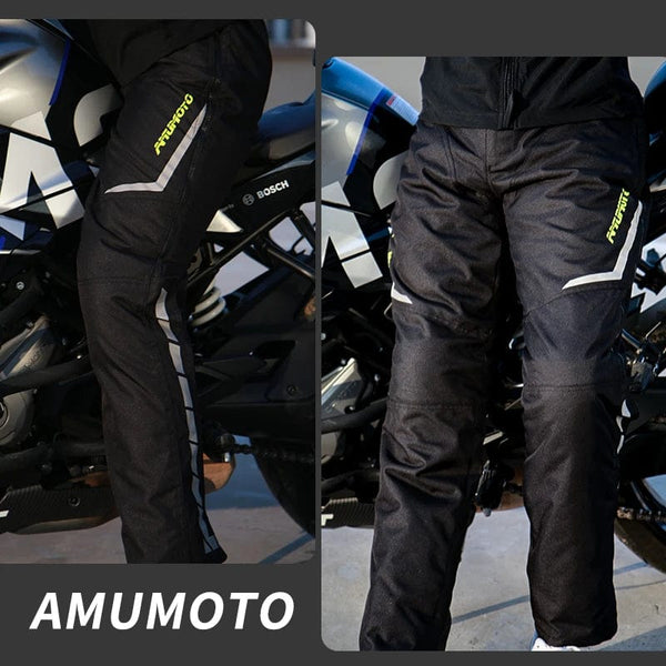 Planet Gates AMU Motorcycle Quick Take Off Waterproof Windproof Thermal Protective Pants Gor Men And Women