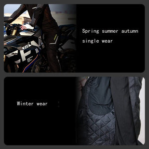 Planet Gates AMU Motorcycle Quick Take Off Waterproof Windproof Thermal Protective Pants Gor Men And Women